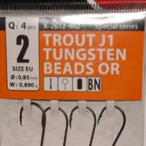 Gurza Tungsten Jighaken J1 Gr.2 / 0,89g