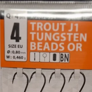 Gurza Tungsten Jighaken J1 Gr. 4/0,46g