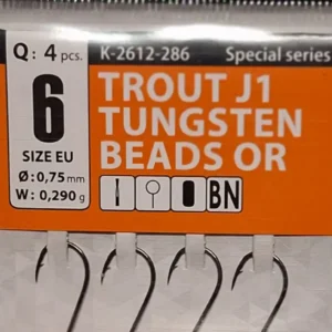 Gurza Tungsten Jighaken J1 Gr. 6/0,29g