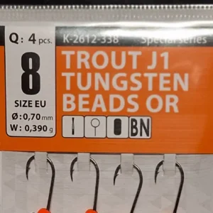 Gurza Tungsten Jighaken J1 Gr. 8/0,39g